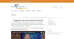 Desktop Screenshot of commongroundhiv.org